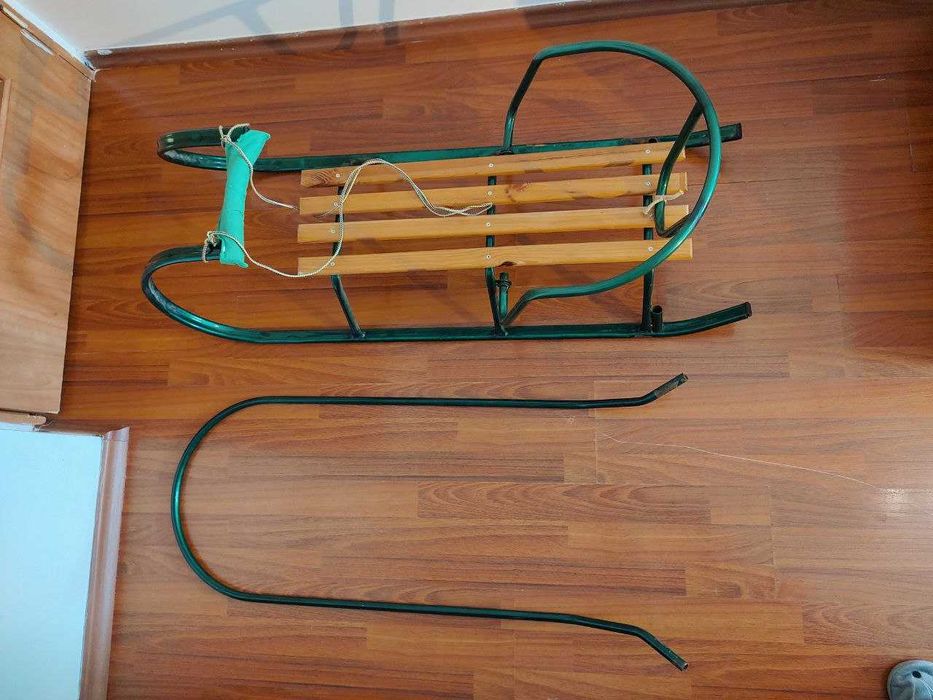 Продам санчата з батьківською ручкою