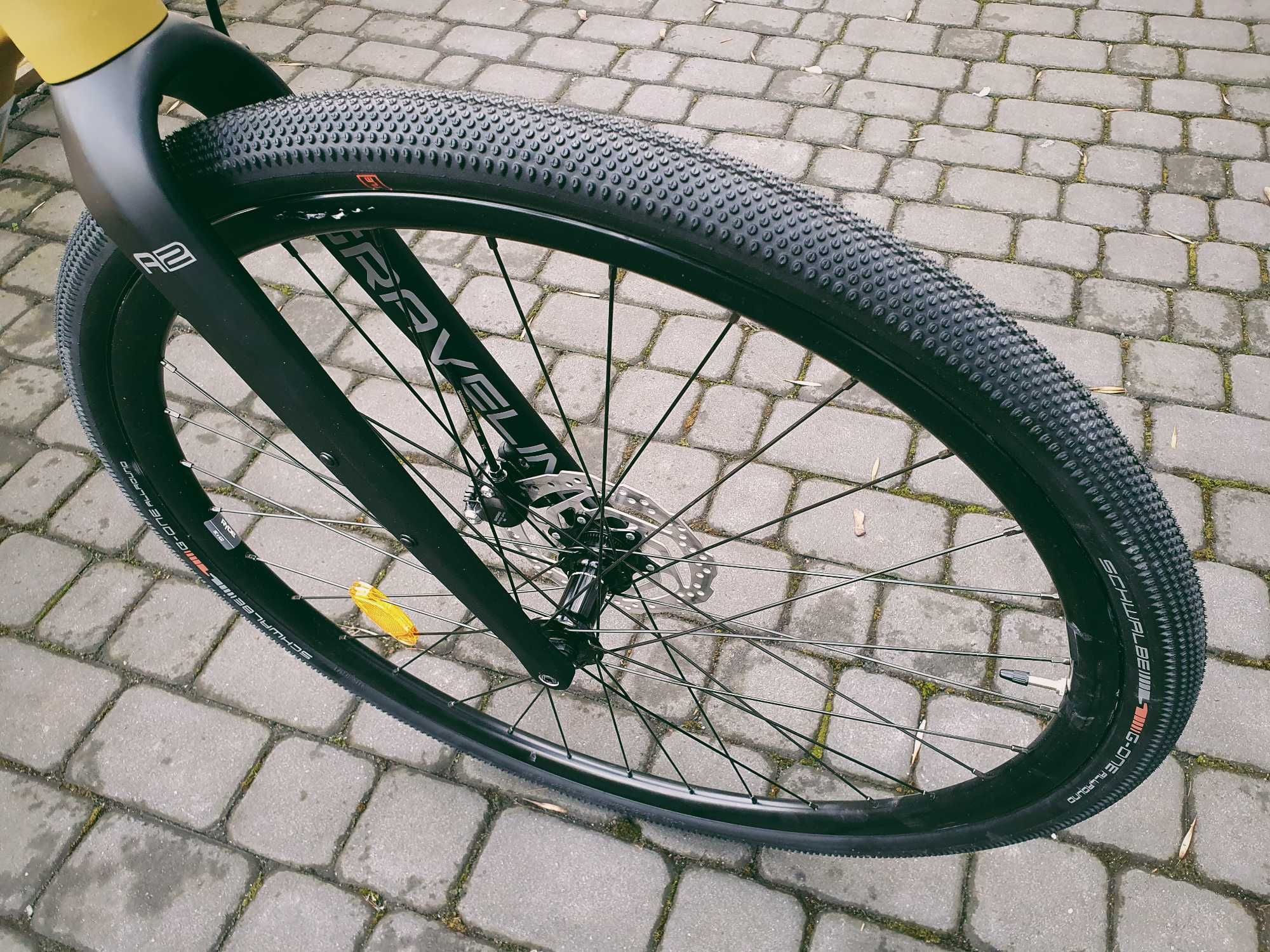 Romet Aspre 2.0, żółty, rozm. 48, 54, 56, gravel, shimano grx, 2024
