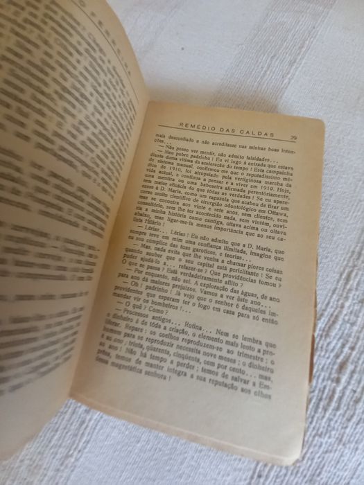 Antiga novela de humor Remédio das Caldas