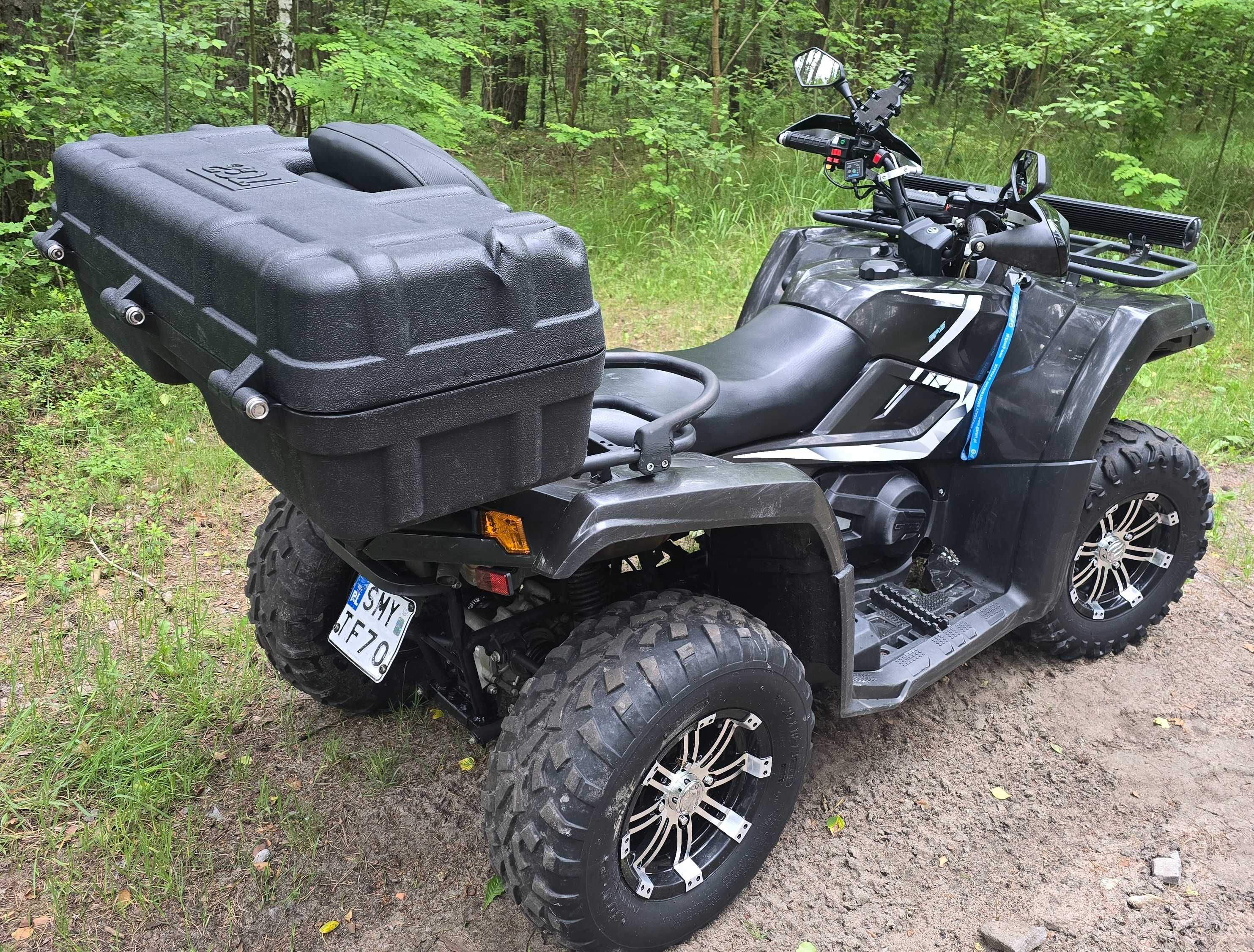 QUAD CF MOTO 520L wspomaganie!! PŁUG!! 2018r.