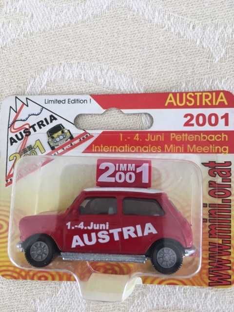 Siku - Rover Mini Cooper - IMM Austria 2001 - Esc.1/50 - como NOVO