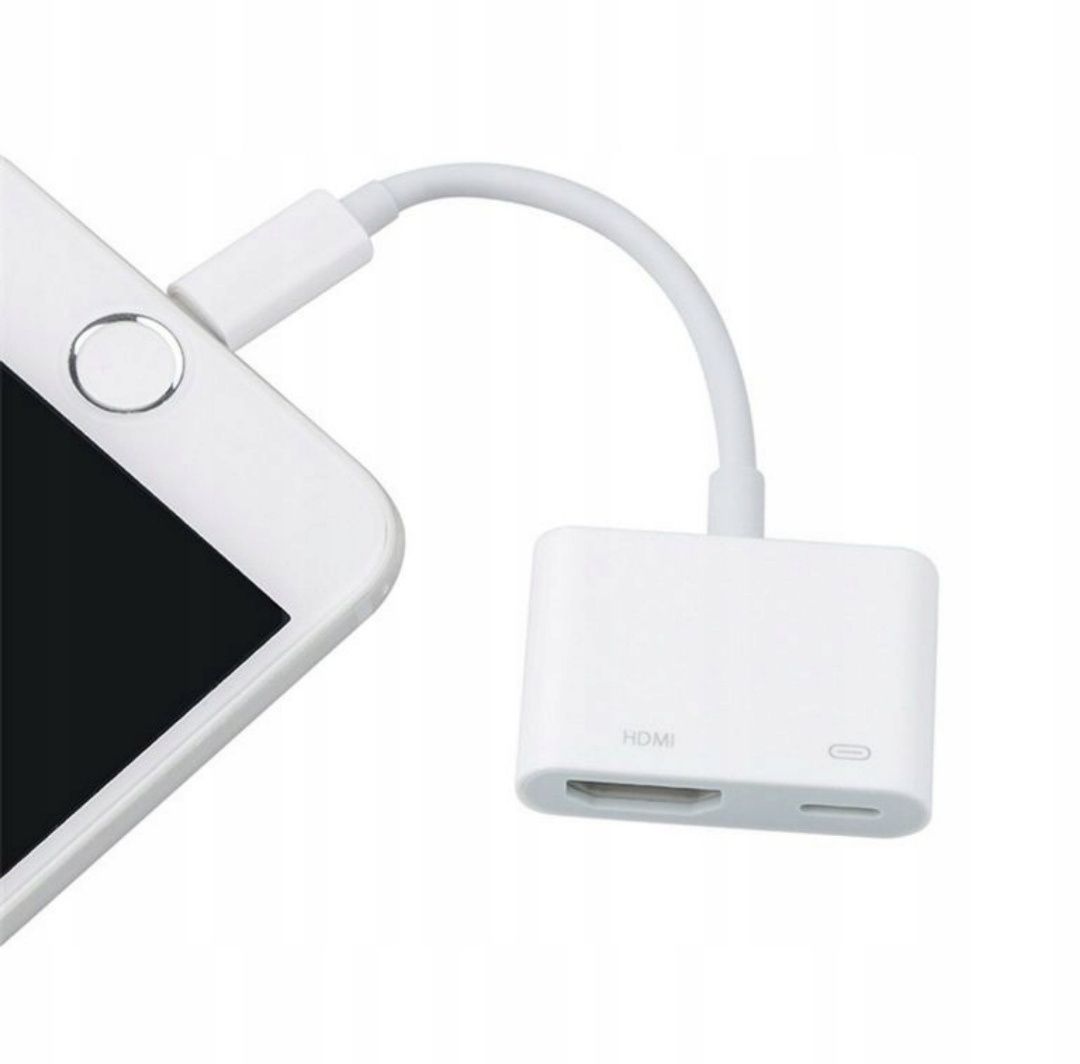 Adapter  Przejściówka LIGHTNING HDMI AV iPad iPhone