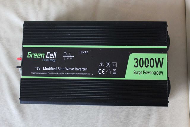 Green Cell 12 / 230 przetwornica 3000 /6000 inverter