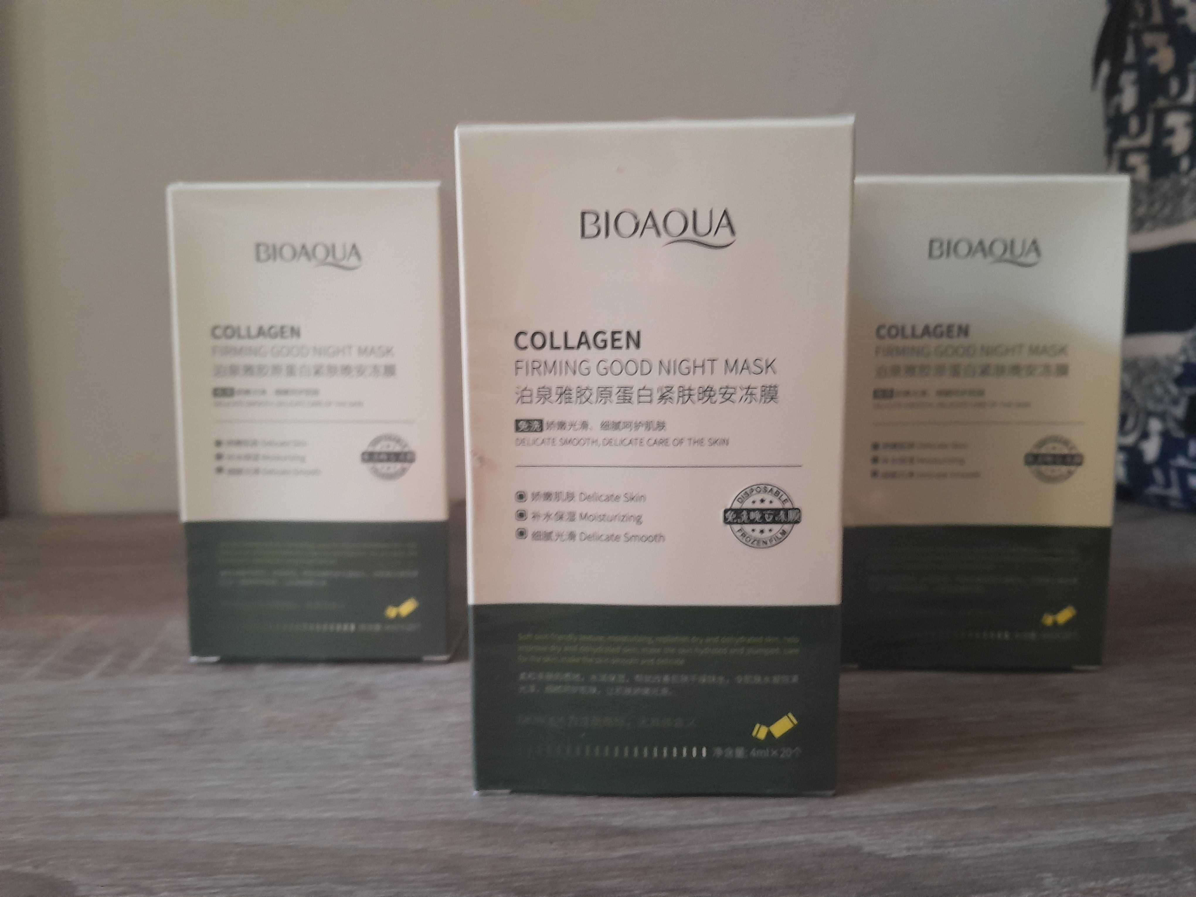 Набір нічних масок Bioaqua Collagen Firming Sleeping Mask з колагеном