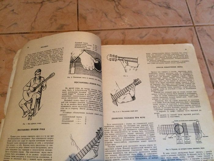 Книги "Школа игры на шестиструнной гитаре" та "Сольфеджио"