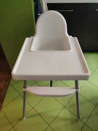 Krzesełko do karmienia Ikea Antilop z podnóżkiem