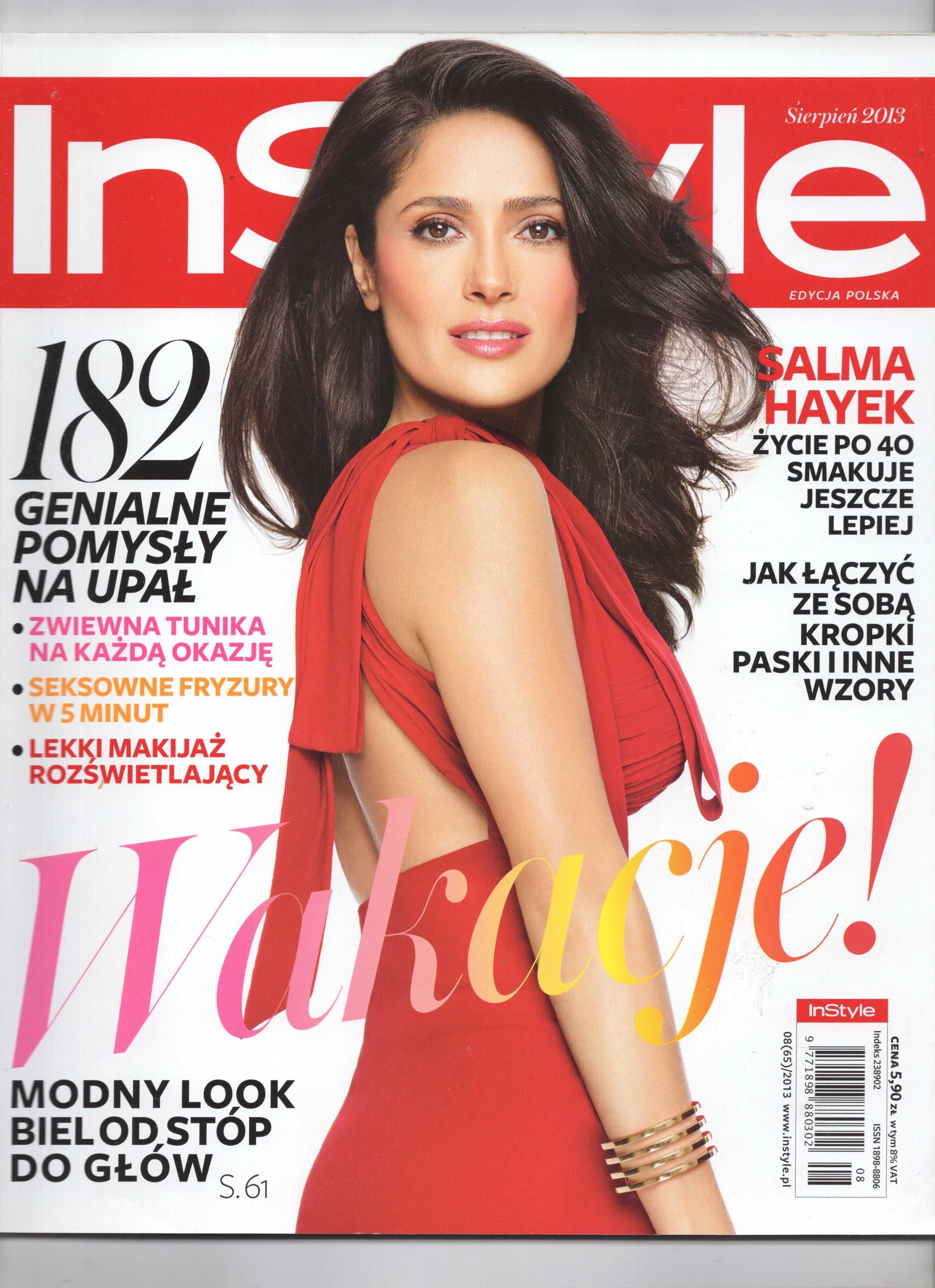 InStyle Edycja Polska 08(65)/2013 Salma Hayek