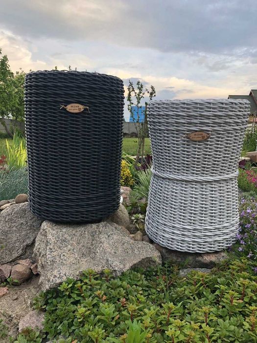 Кашпо, підвісні кашпо, плетена корзина, дровниця