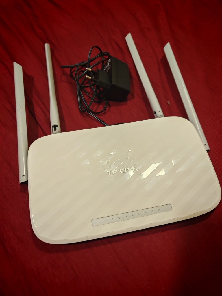 Router TP-LINK C25 Dwupasmowe Wi-Fi do 750Mbs,4 anteny, mocny, 4X LAN