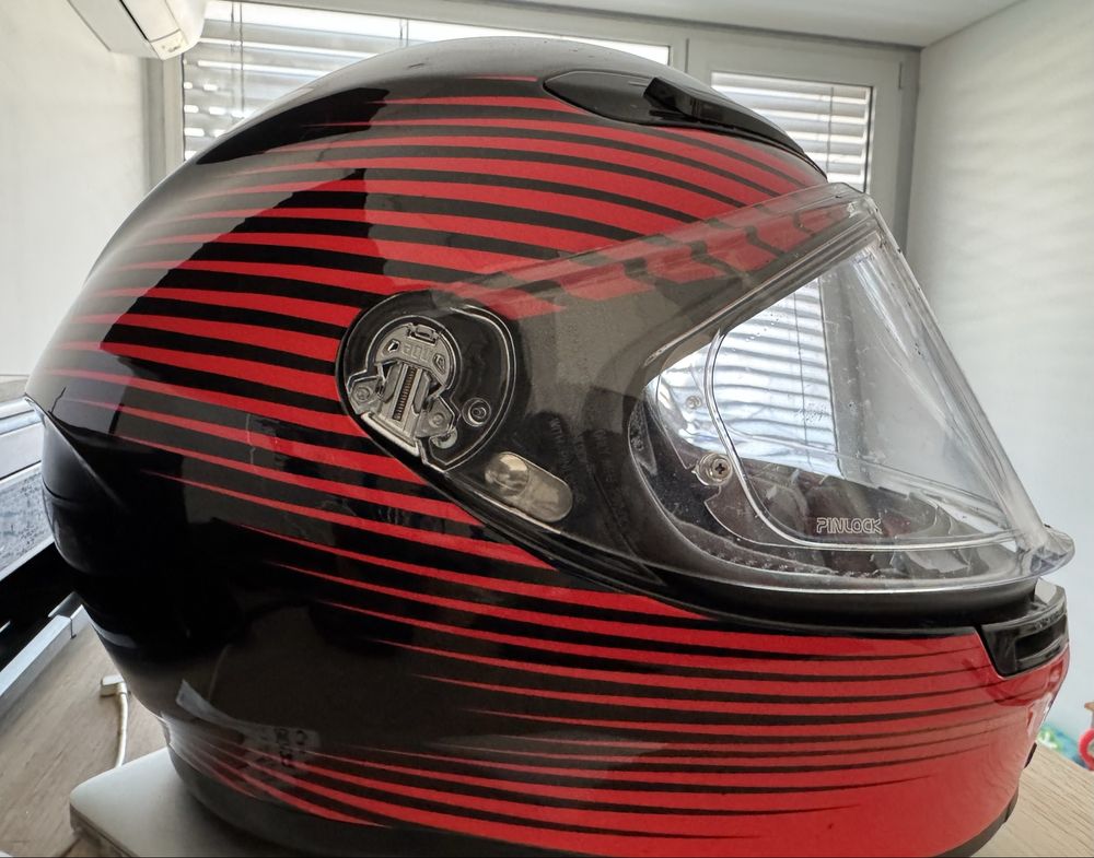 Capacete agv k6 ML com maos livres bluetooth
