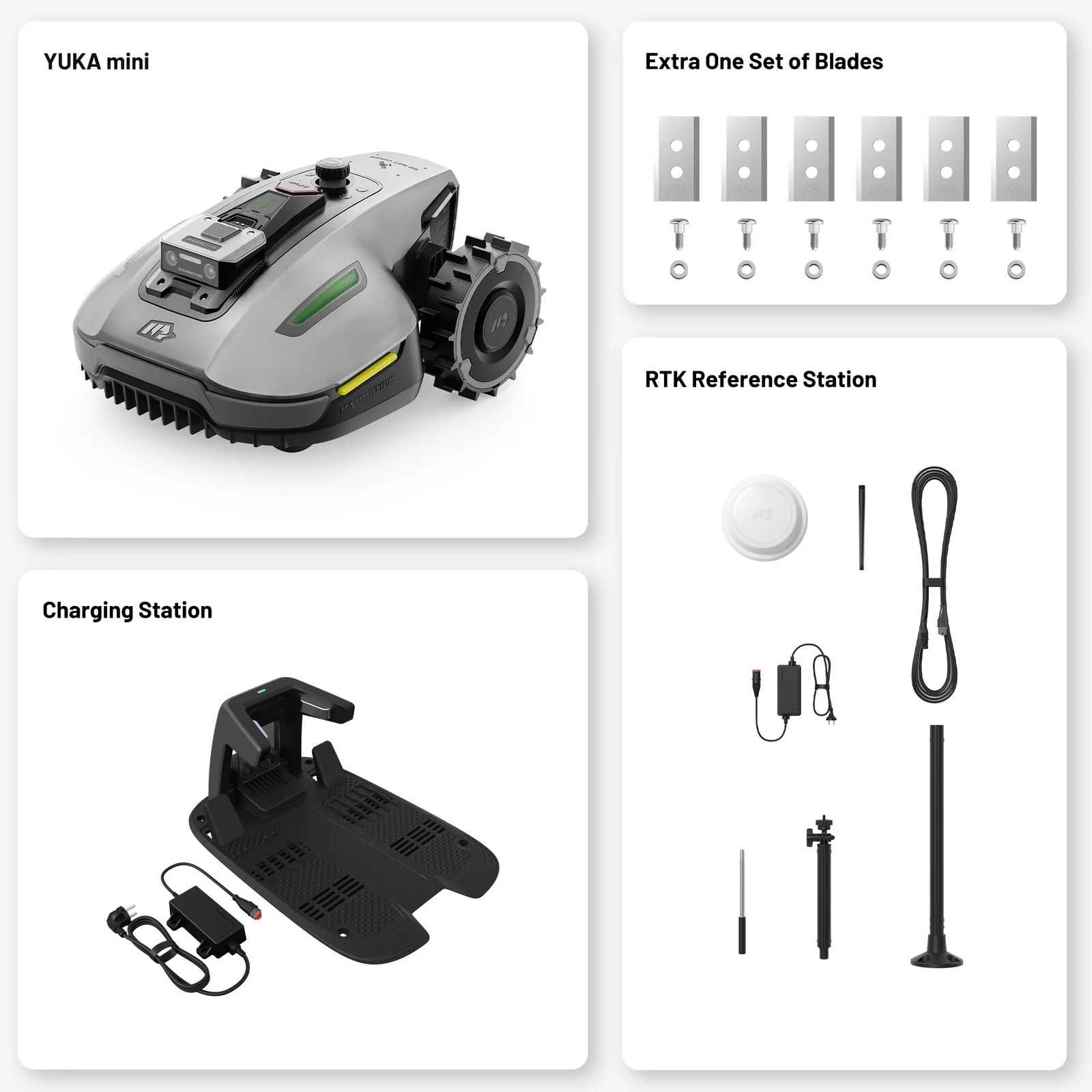 Mammotion Yuka Mini - Robot koszący do trawy bez przewodu, GPS RTK