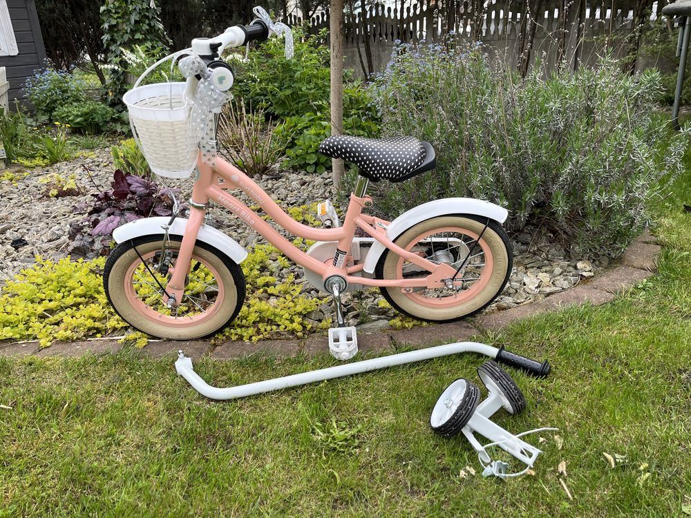 Rower rowerek dziecięcy dla dziewczynki 12” SUN BABY HEART BIKE