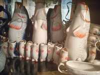 Рыбки набор сервиз керамика