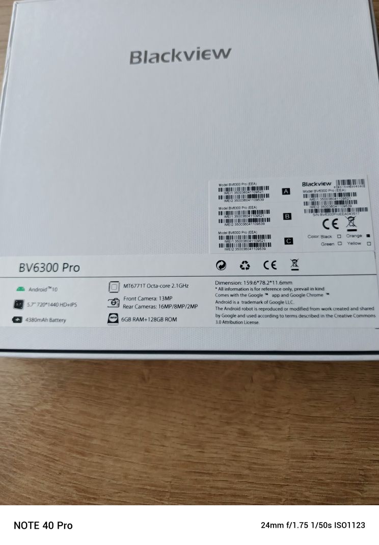 Smartfon Blakcview BV6300 Pro
