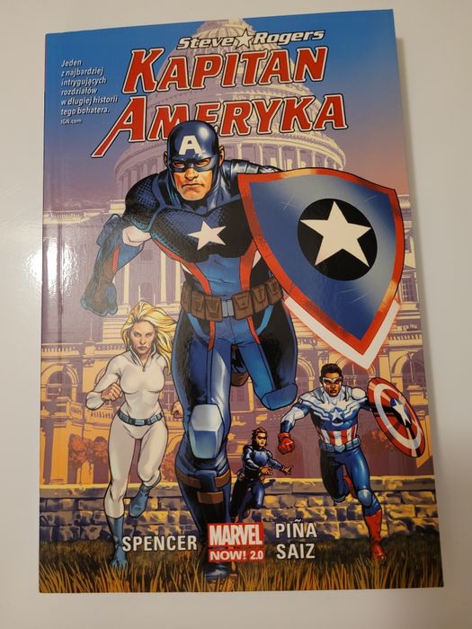 Kapitan Ameryka Steve Rogers Marvel Now! 2.0 Spencer Pina Saiz