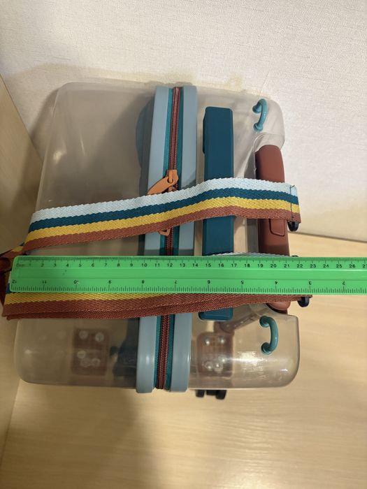 Прозора валіза, нова,  дитяча або ручна поклажа, регулюється ручка