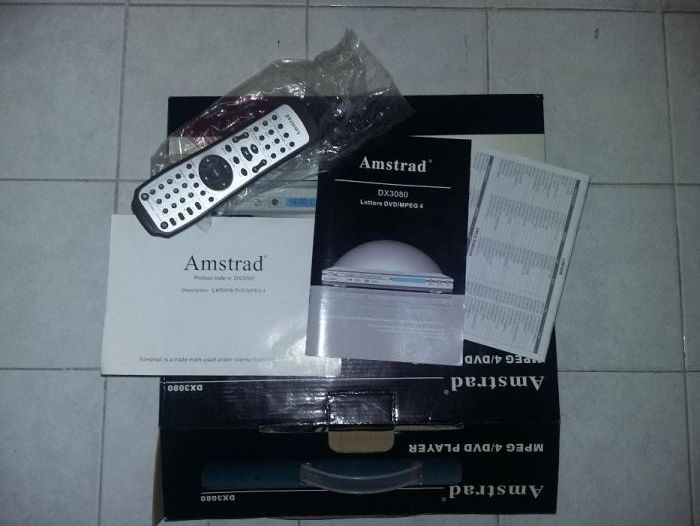 Leitor DVD Amstrad DX3080 NOVO (Com entrega*)