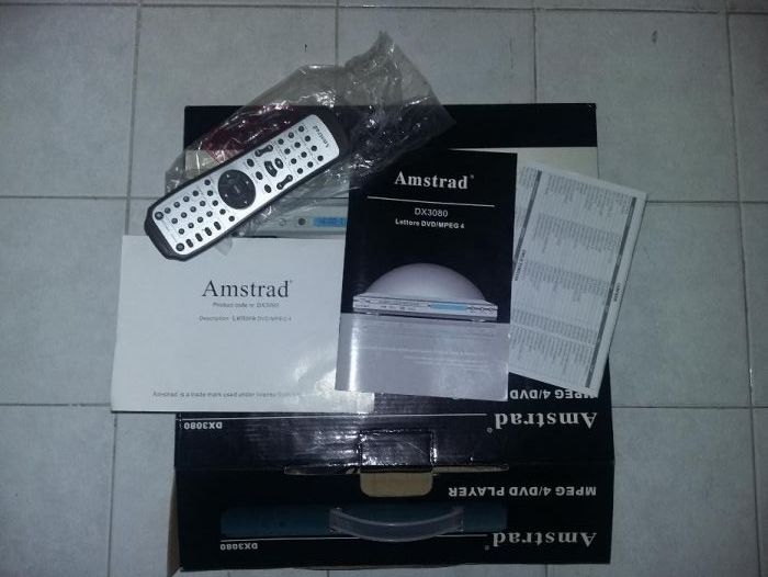 Leitor DVD Amstrad DX3080 NOVO (Com entrega*)