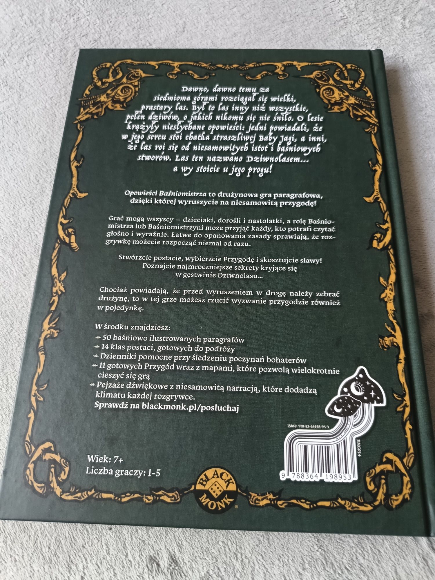 Zestaw Opowieści Baśniomistrza - drużynowa gra paragrafowa