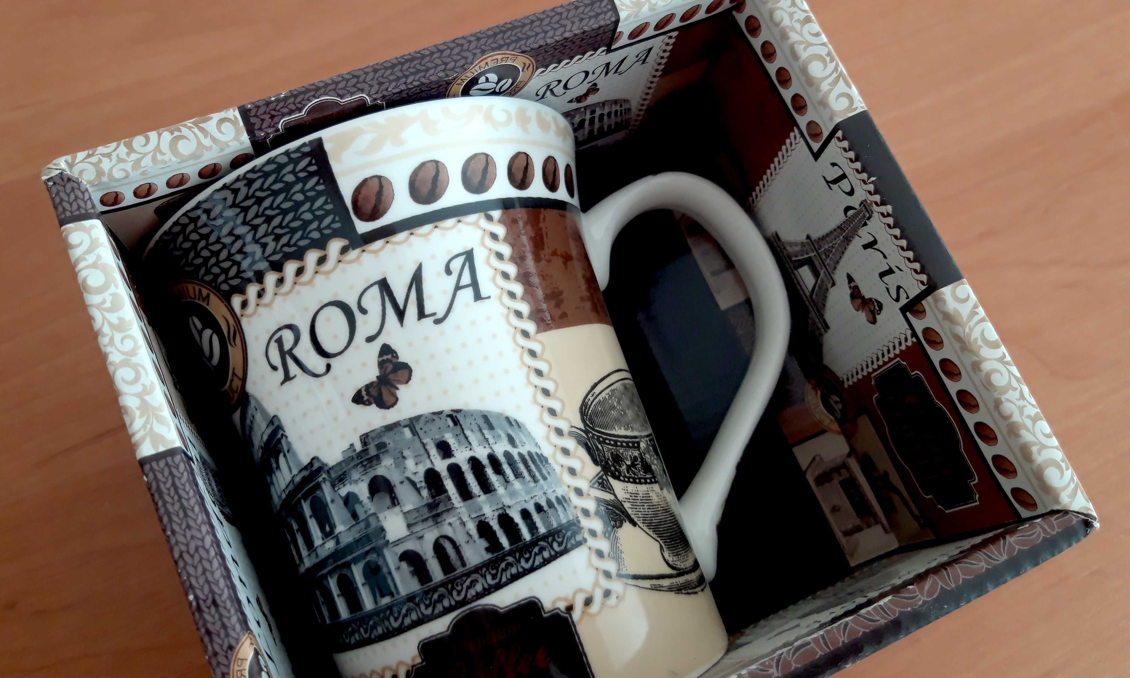 Чашка кавова подарункова "Рим кавовий"