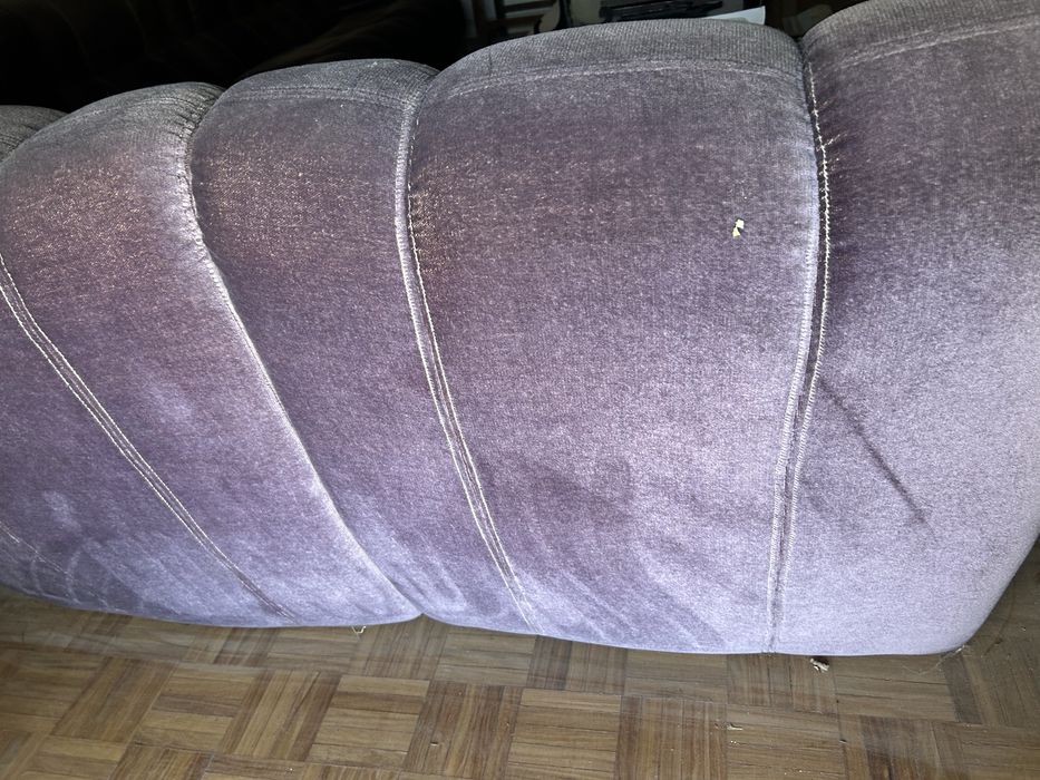 Conjunto de sofas em veludo para 10 pessoas