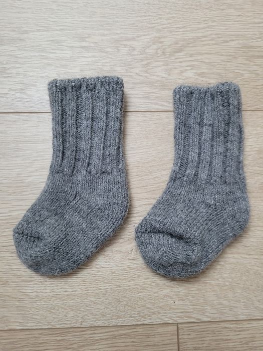 Komplet czapka uszatka+rękawiczki h&m rozm. 74/80 SUPER STAN +gratis