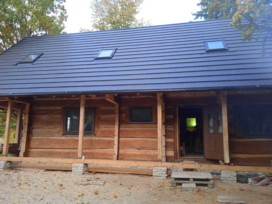 Mszenie Budynków drewnianych , mechooptyk, uszczelnianie domów.