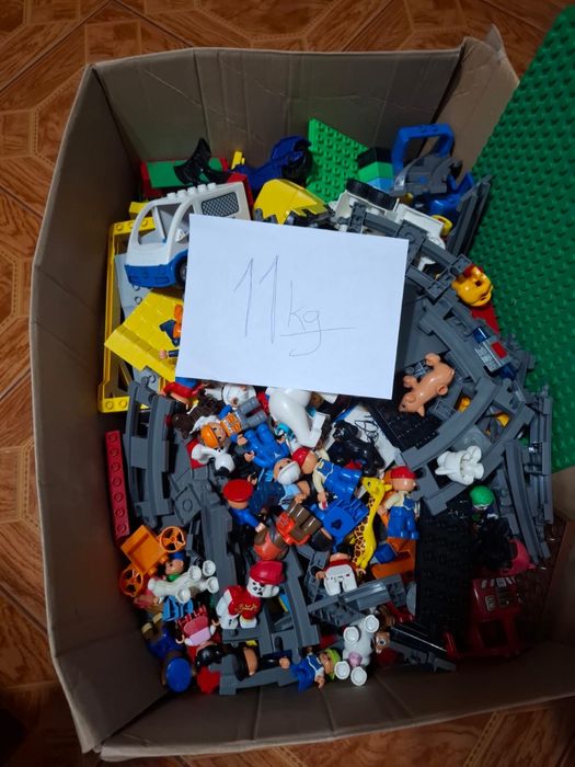 Lego duplo 11 kg ogromny zestaw klocków