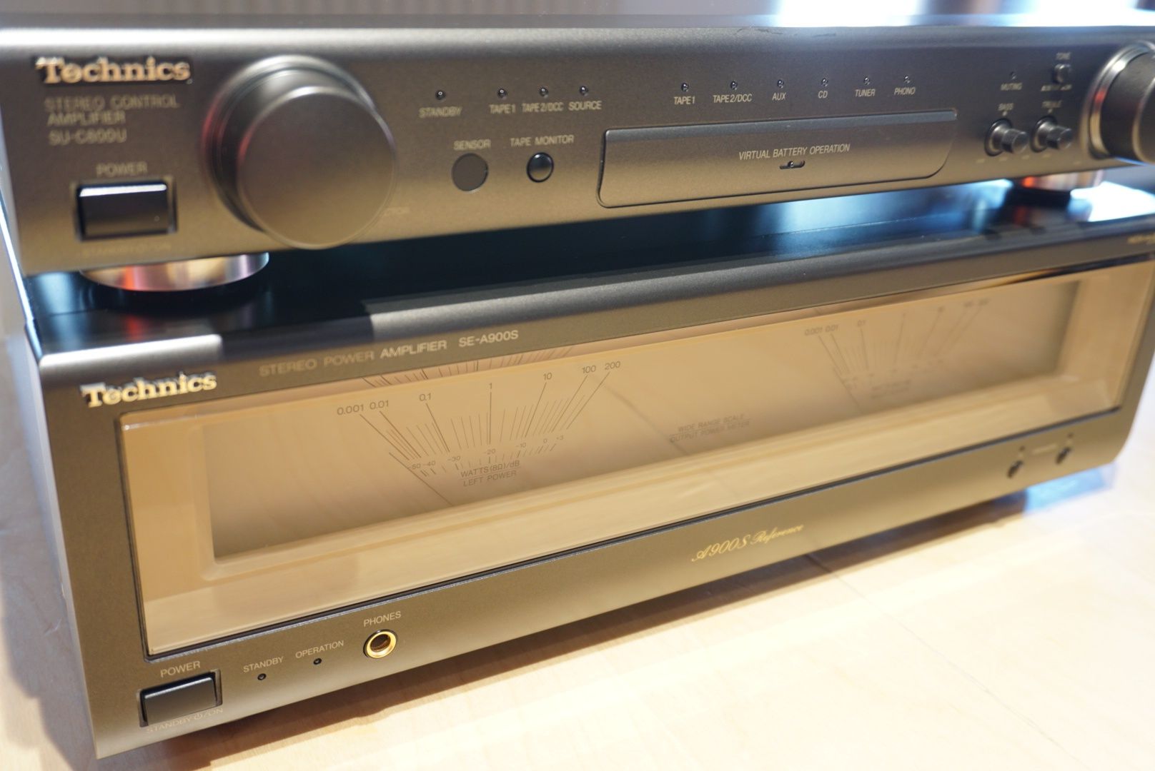 Technics SU C800U SE A900S przedwzmacniacz i końcówka mocy