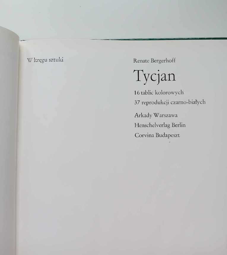 Tycjan - Renate Bergerhoff
