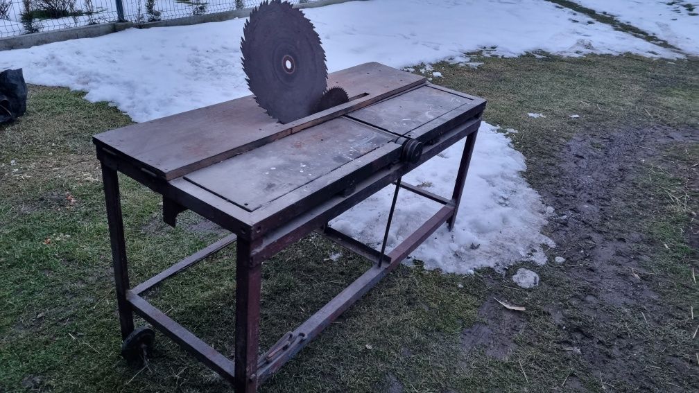 Piła stołowa krajzega + heblarka silnik 5,5 kW 3,5kW tarcza do cięcia