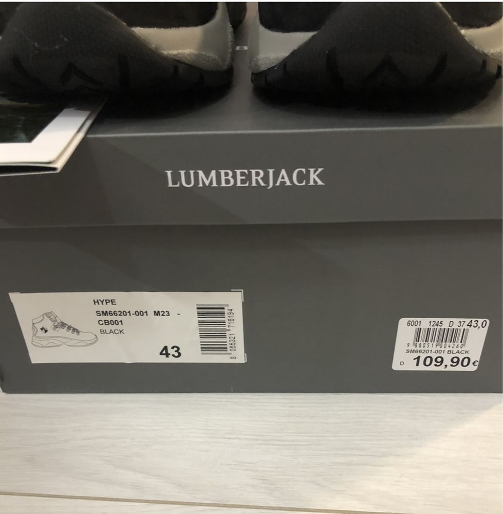 чоловічі черевики-кросівки lumberjack , р. 43
