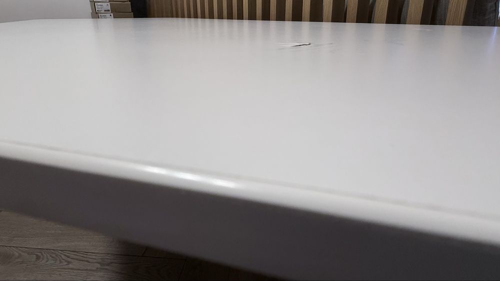 Biurko Ikea Bekant 160x80cm biały/czarny