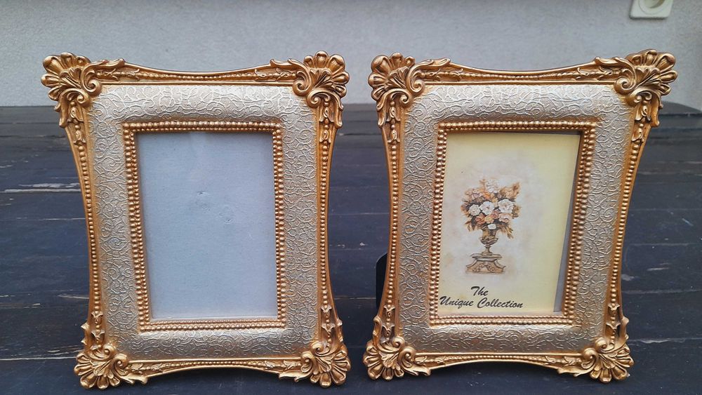 Ramki w kolorze złota, 2 sztuki