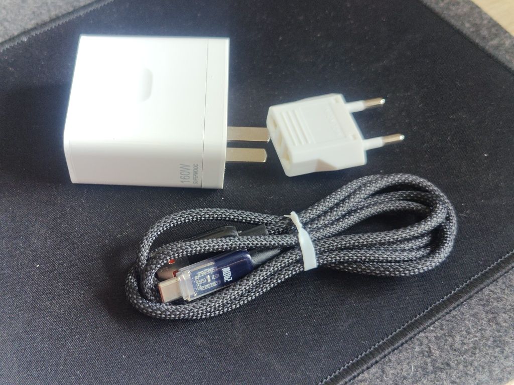 Ładowarka supervooc 160w adapter i przewodów 240w nowe
