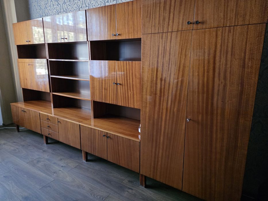 Meble PRL klasyczne w połysku, stan dobry + vintage