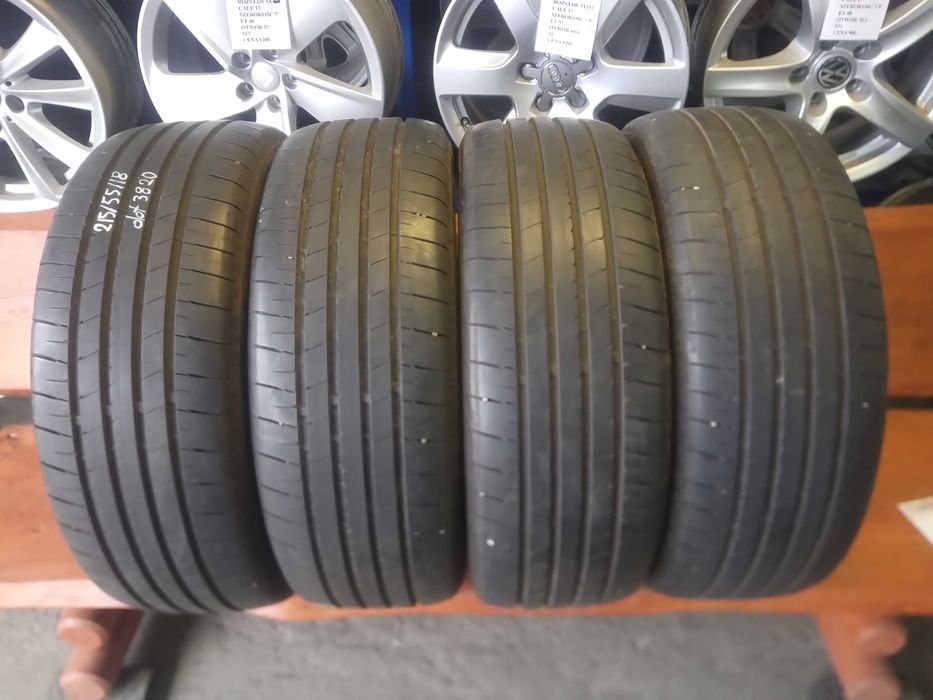 Opony letnie 4x 215/55R18 Bridgestone rok 2020