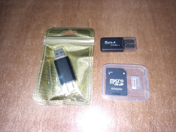 32 GB Pendrive + 32 GB MicroSD +Adapter SD+ czytnik MicroSD