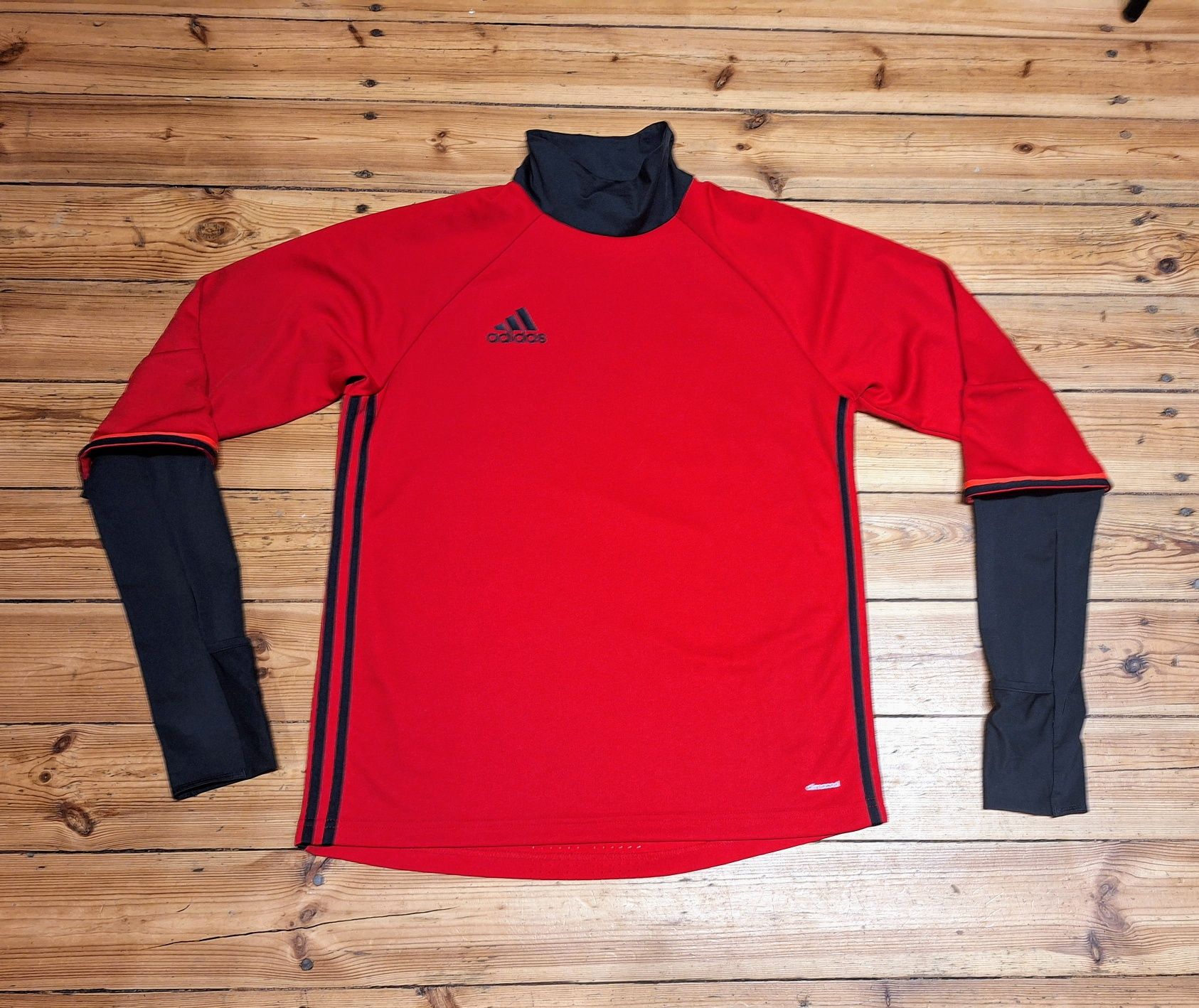 Koszula bluza z długim rękawem Adidas CON16 TRG TOP  półgolf  roz. M