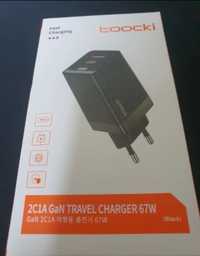 Сетевое Зарядное устройство TOOCKI 67W USB GaN