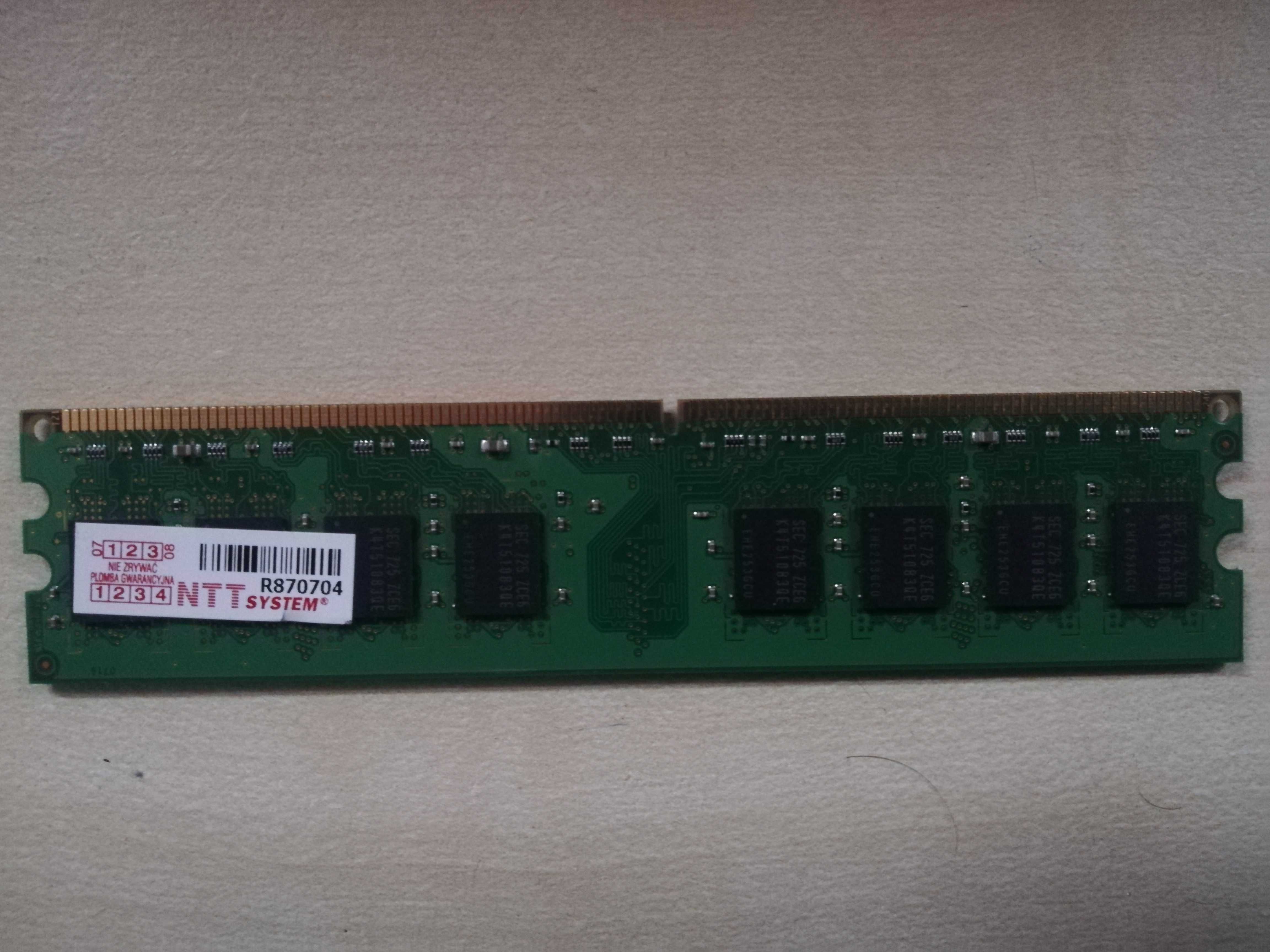 Pamięć ddr2 1 GB samsung