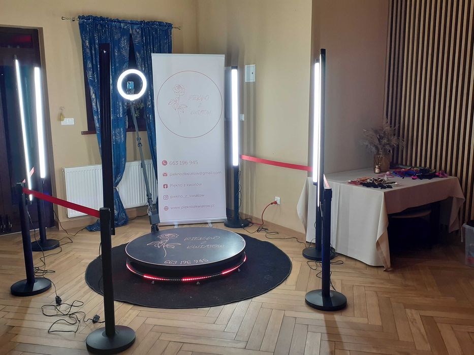 Fotobudka 360 Wesele Urodziny Ślub Rocznica Karnawał Event Impreza