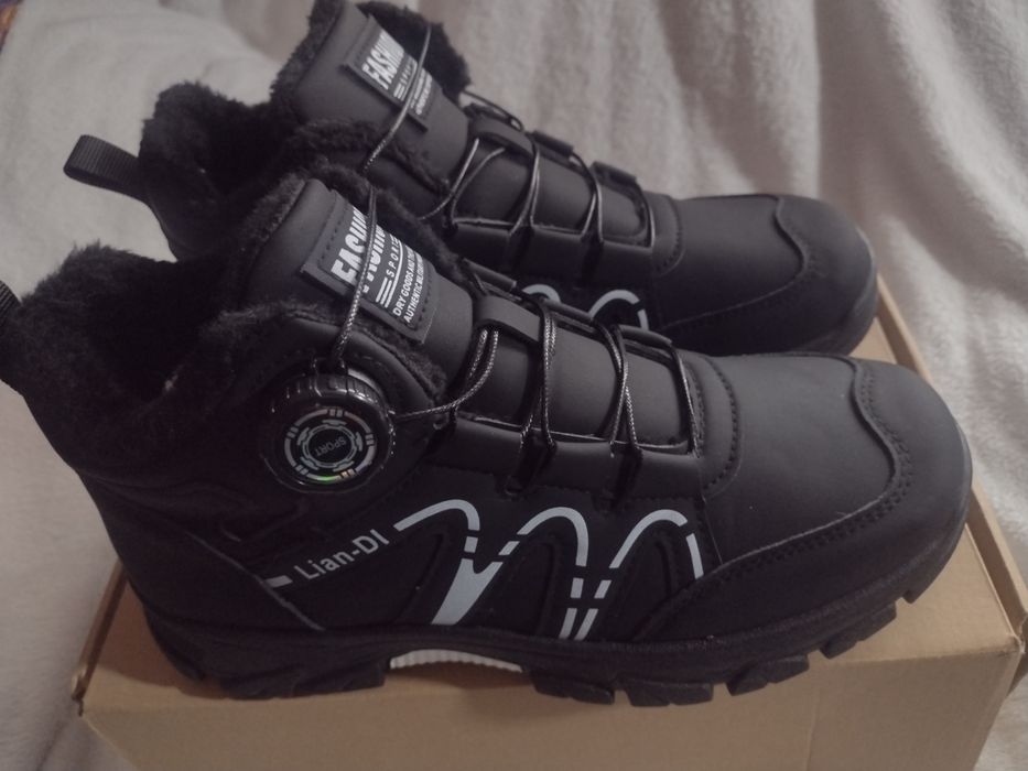 38р.* 39 р. Зимові черевики на хутрі на хлопчика підліткові