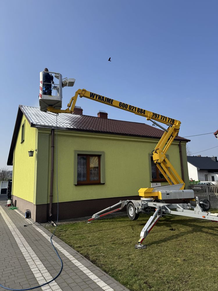 Mycie i malowanie elewacji, kostki brukowej, dachów