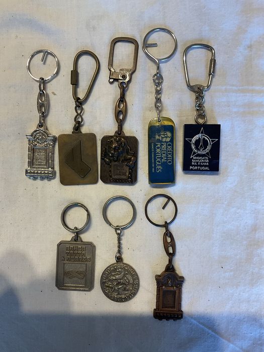 Conjuntos de porta chaves da TAP, Bancos e petroliferas, shell, galp