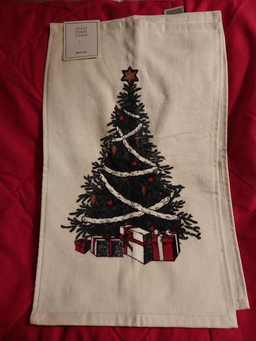 H&M Home świąteczne ręczniki 2-pack • nowe z metką • 30×50 cm