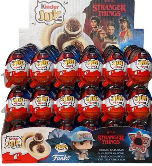 Нова партія Kinder joy stranger things, осд, дивні дива кіндер джой