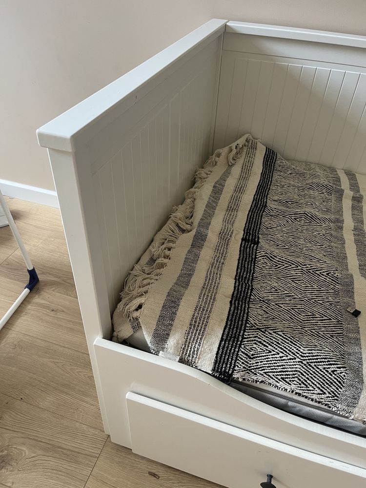 Leżanka łóżko Hemnes IKEA 80x200 cm białe