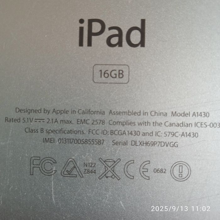 Продам ipad 2 , рабочий