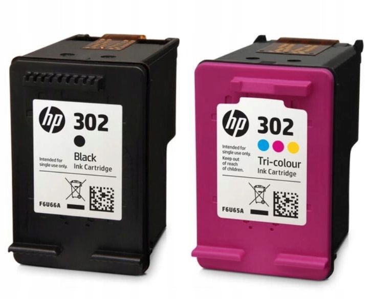 tusz hp 302 x4d37ae zestaw pojemność 7.5 ml wysoka wydajność 355 str